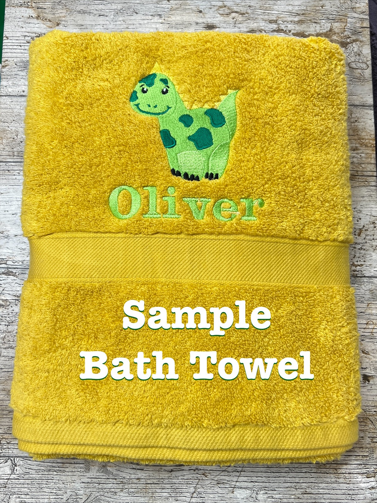 Tractor Personalised Towels in Soft Cotton