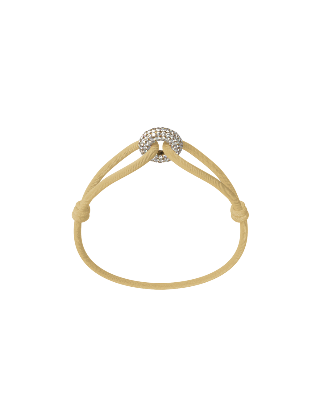 Golden Soho Pavé Cord Bracelet