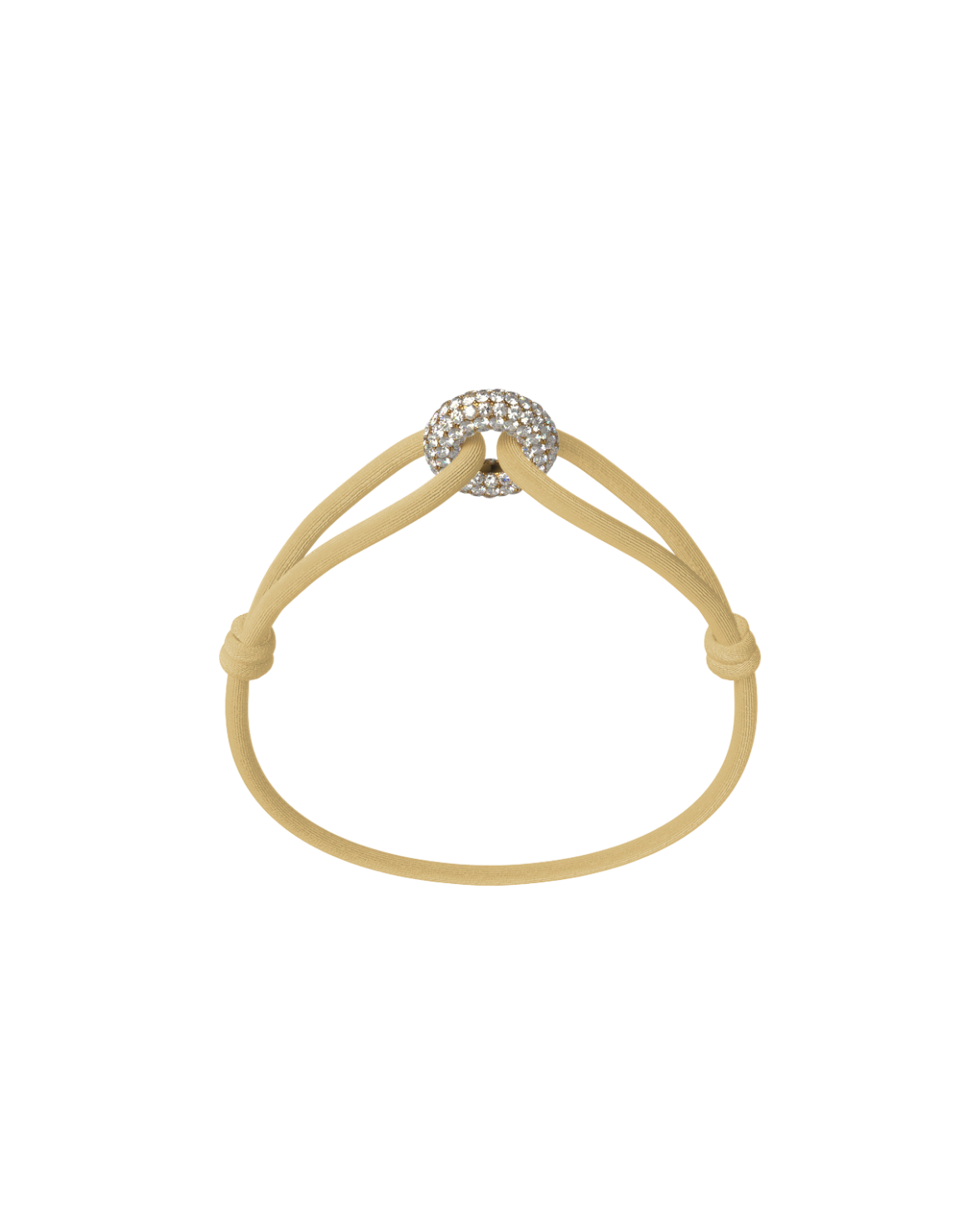 Golden Soho Pavé Cord Bracelet