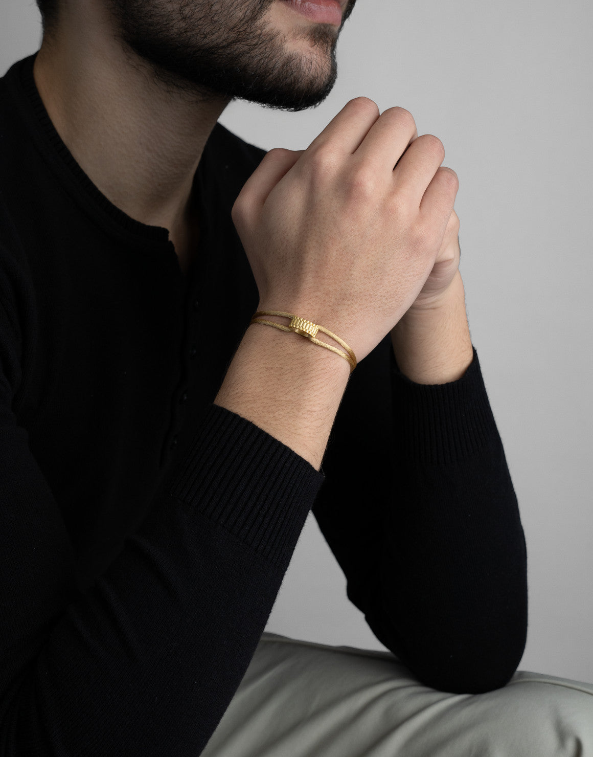 Golden Regent Cord Bracelet