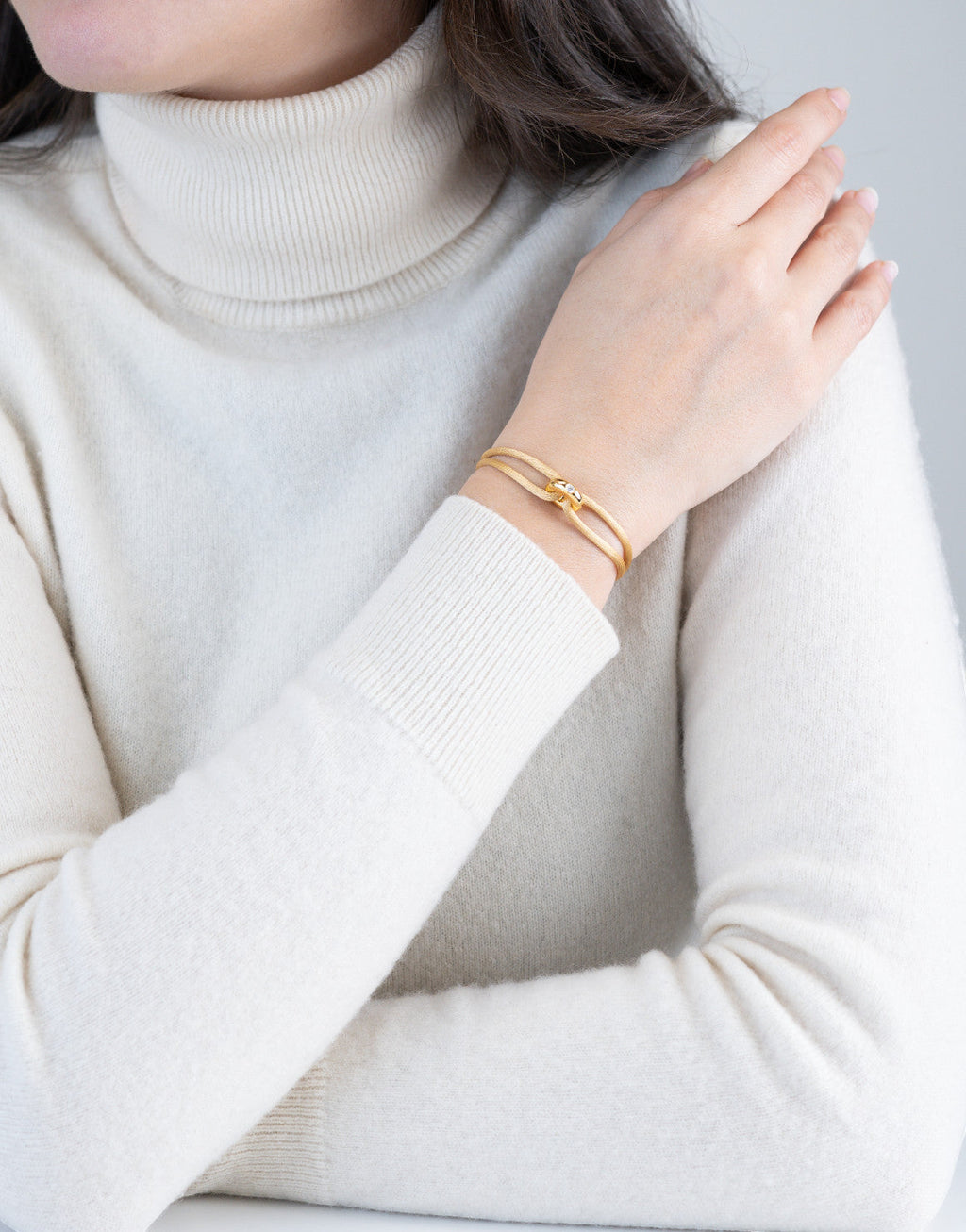 Golden Soho Diamond Cord Bracelet