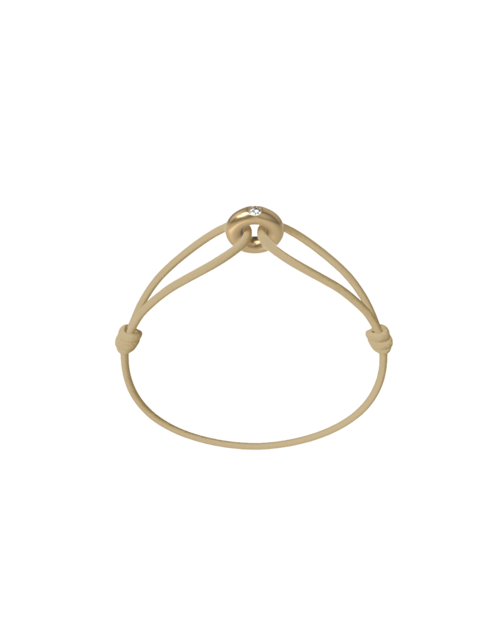 Mini Golden Soho Diamond Cord Bracelet