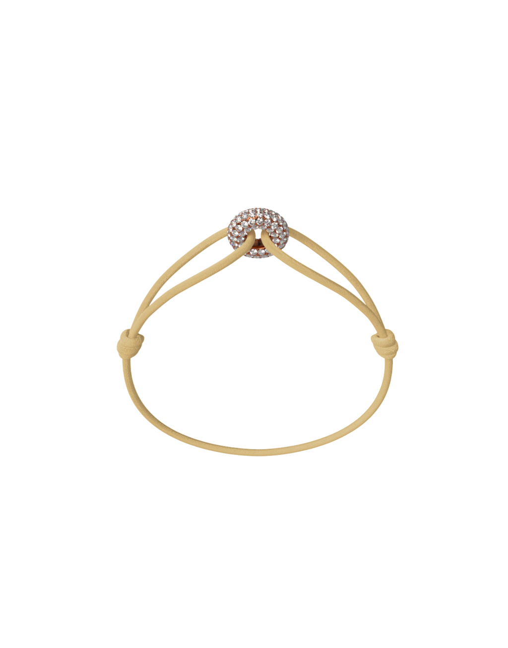 Mini Rose Soho Pavé Cord Bracelet