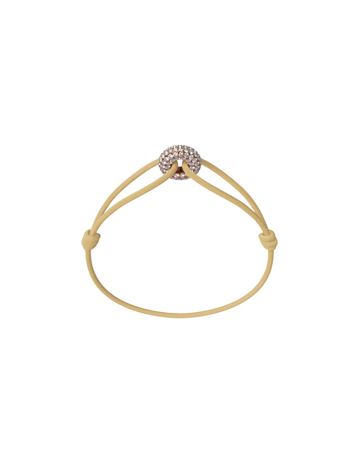 Mini Rose Soho Pavé Cord Bracelet