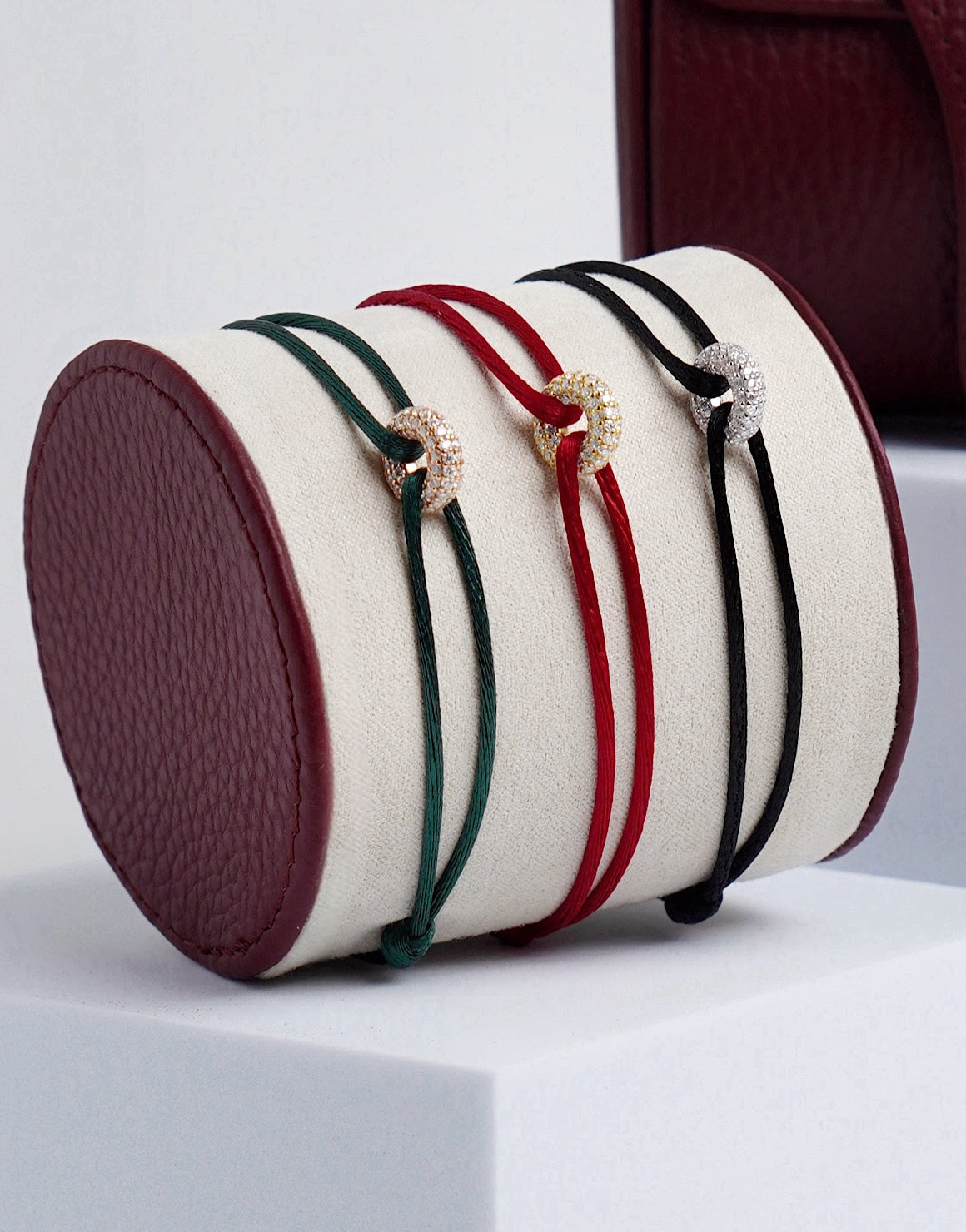 Mini Golden Soho Pavé Cord Bracelet