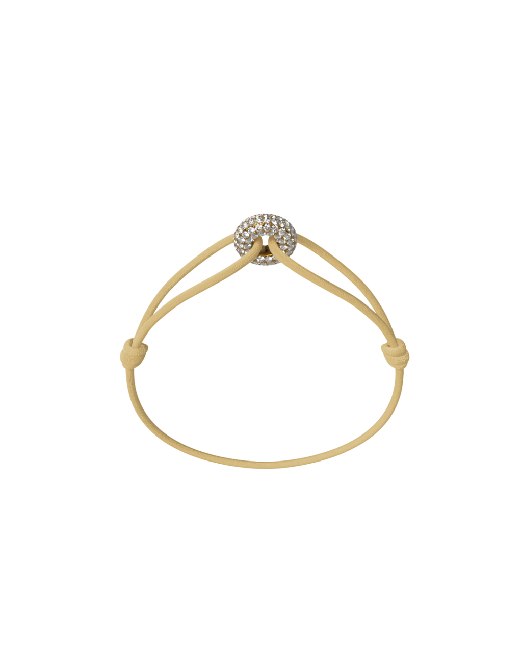 Mini Golden Soho Pavé Cord Bracelet