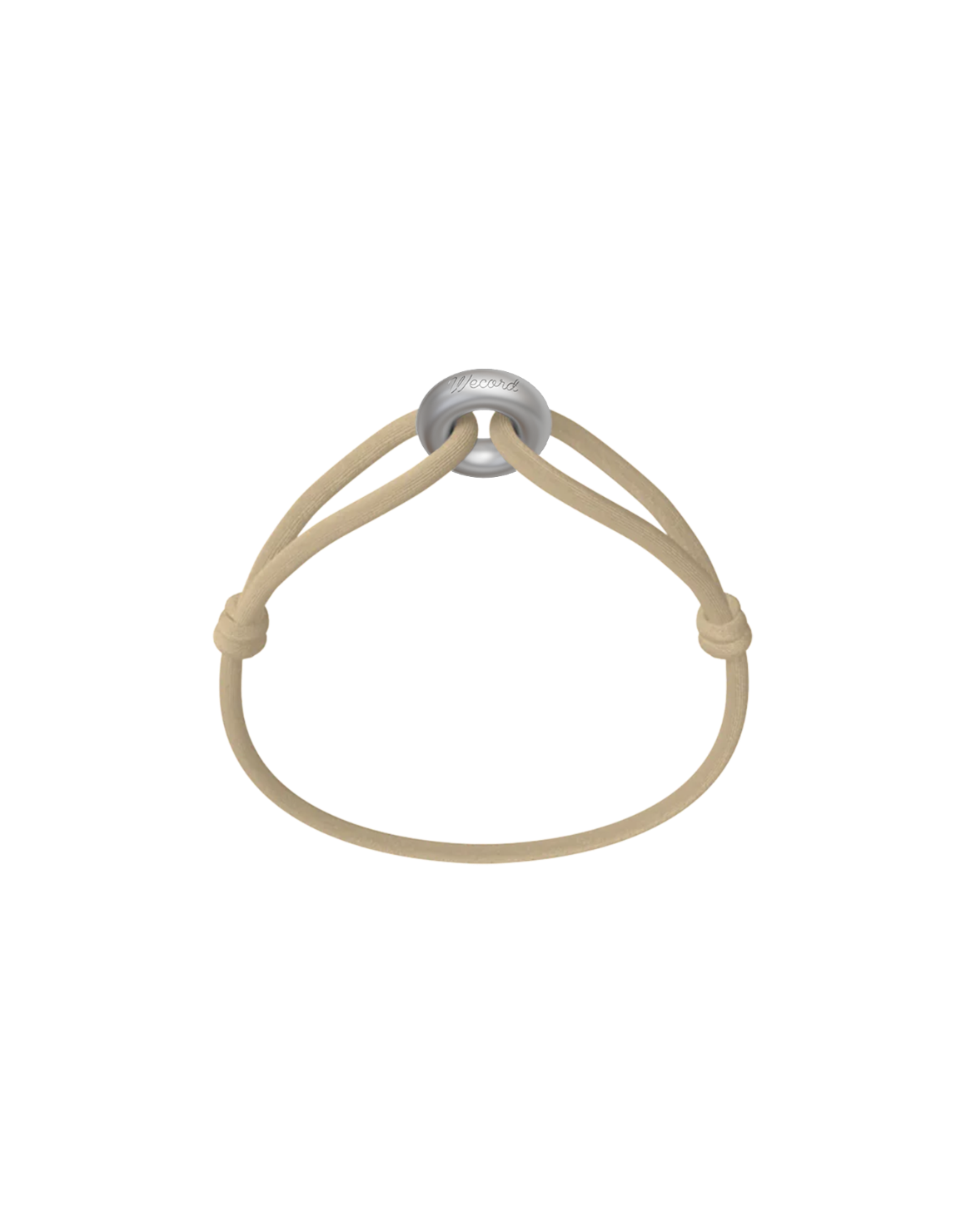 Silver Soho Matte Cord Bracelet