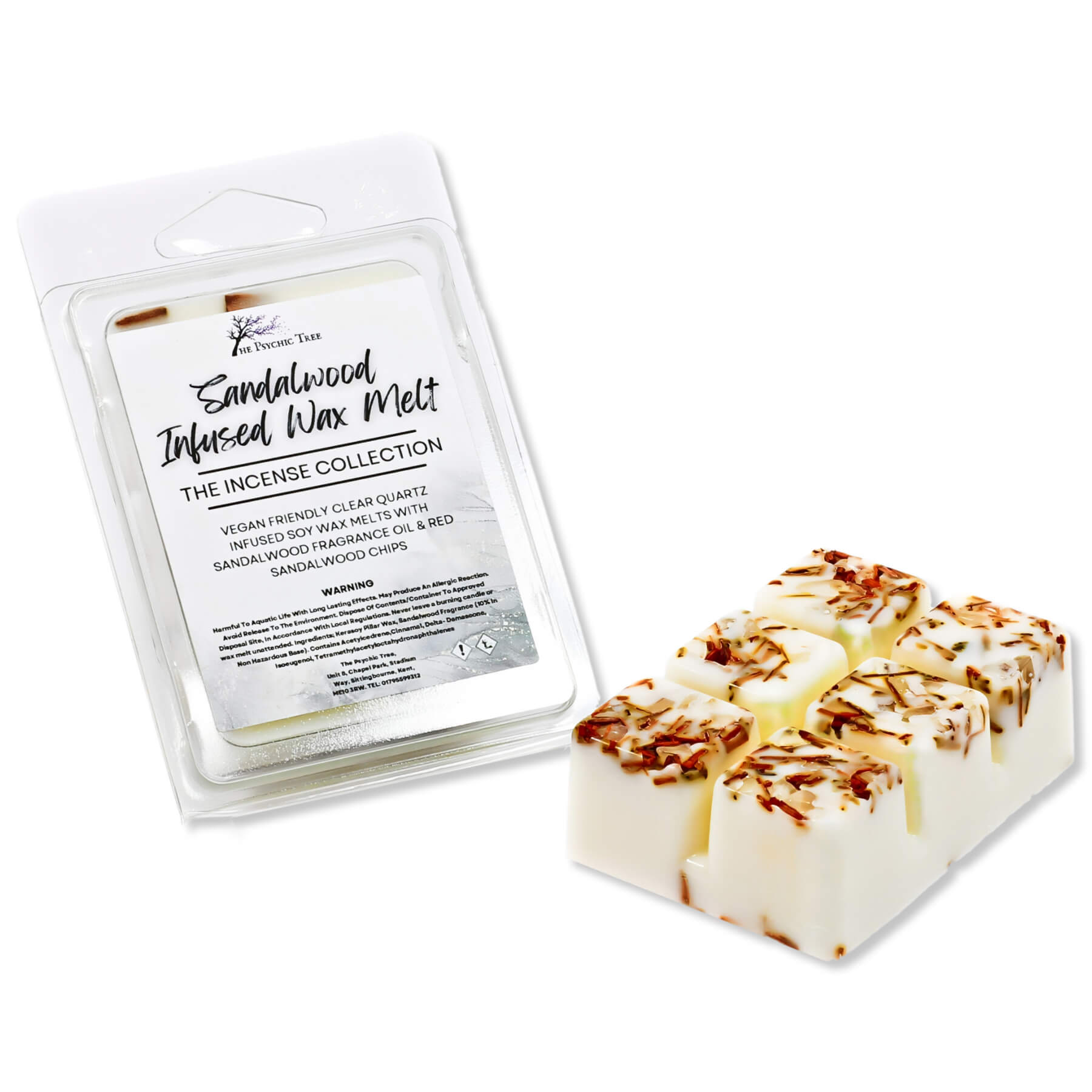 Sandalwood Crystal Infused Scented Wax Melts