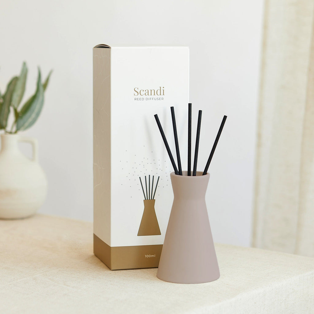 Scandi: Mocha Reed Diffuser - Myrrh & Tonka