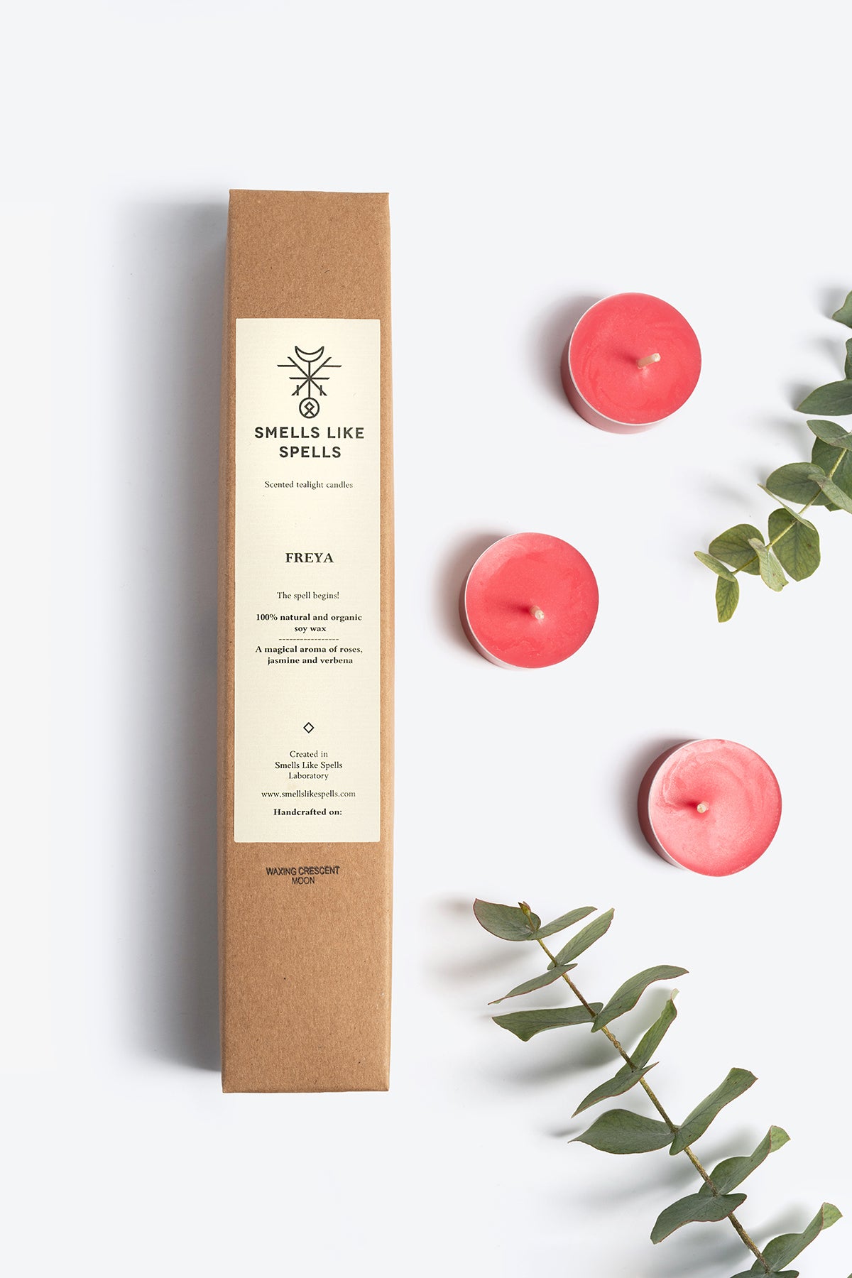 Freya's Love Tealight Candles – Attract Love & Joy with Magic Aroma by Smells Like Spells at www.brixbailey.com