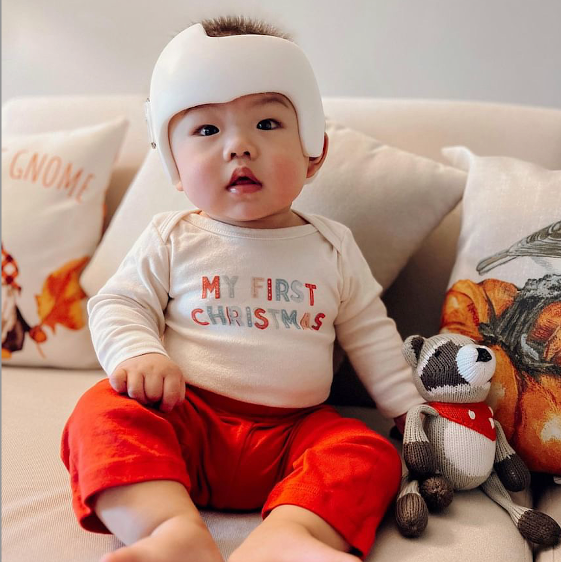 My First Christmas Gift Set in Red