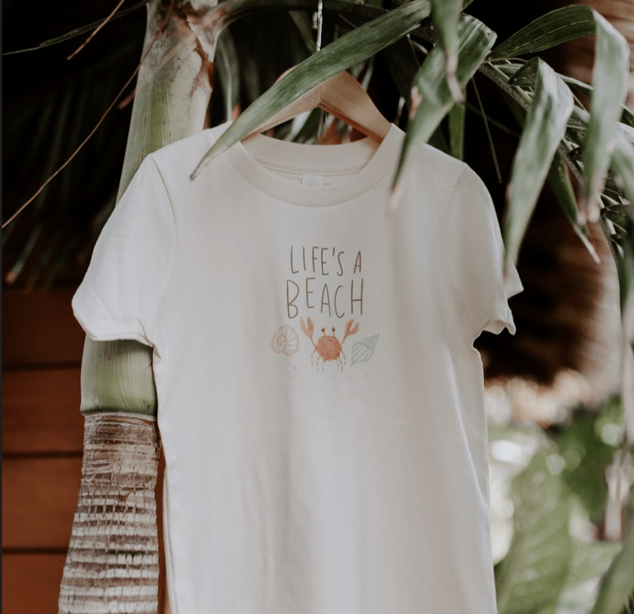 Life's a Beach Graphic Tee for Kids
