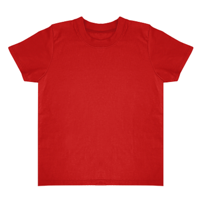 Infant Tee in Cherry Red