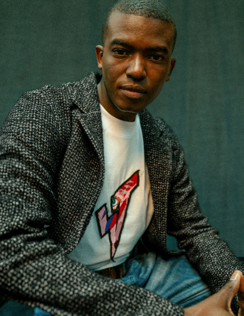 IMMORTAL Silverstone Frock Coat - Grey & White