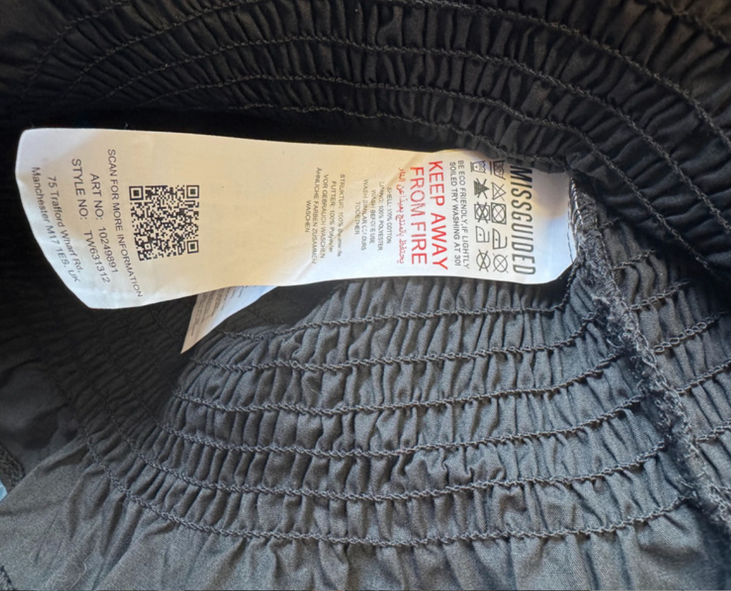 Black Puff Sleeve Top