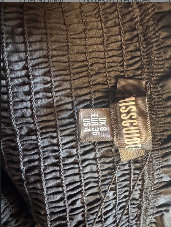 Black Puff Sleeve Top