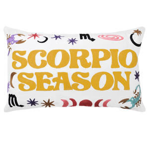 Scorpio Season Needlepoint Cushion