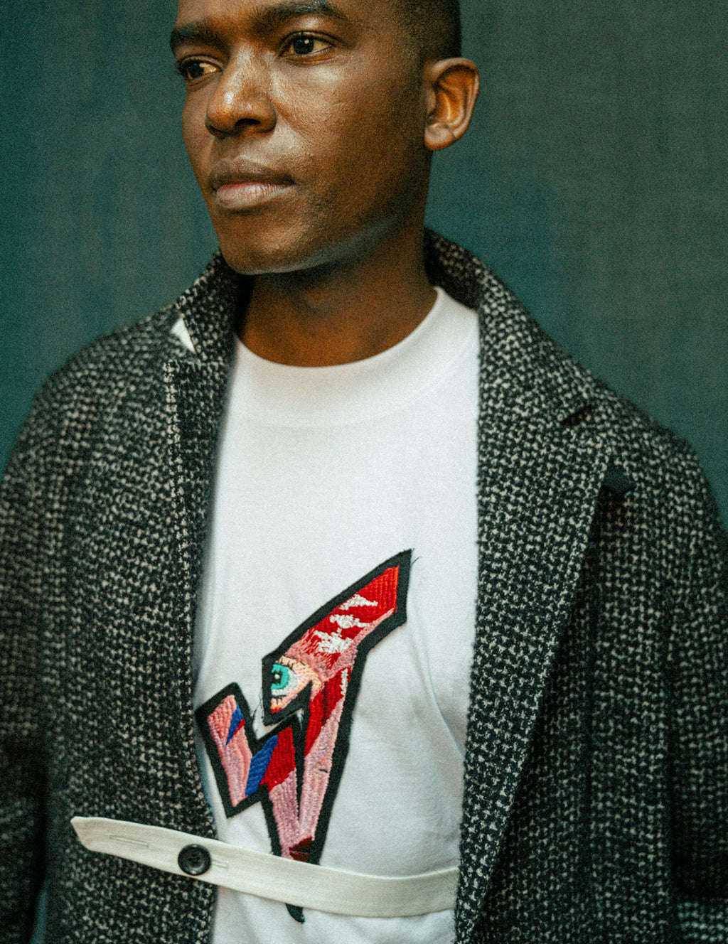 IMMORTAL Silverstone Frock Coat - Grey & White