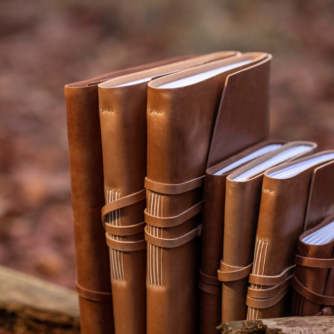 Light Oak Leather Journal