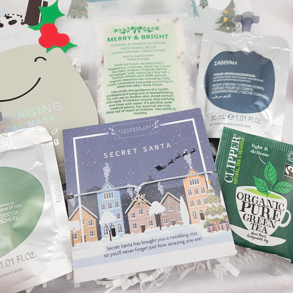 Secret Santa Surprise Festive Mini Letterbox Gift