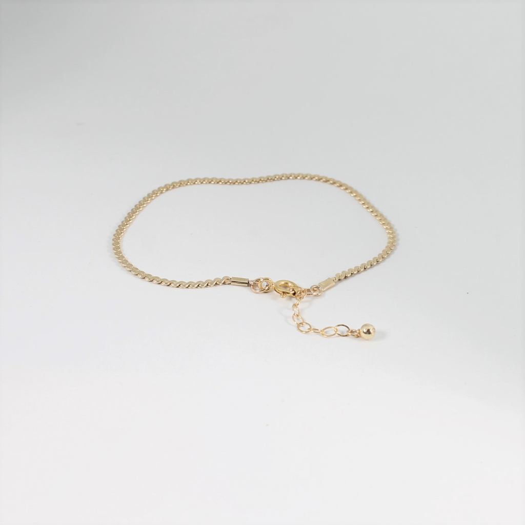 Serpentine Gold Filled Bracelet