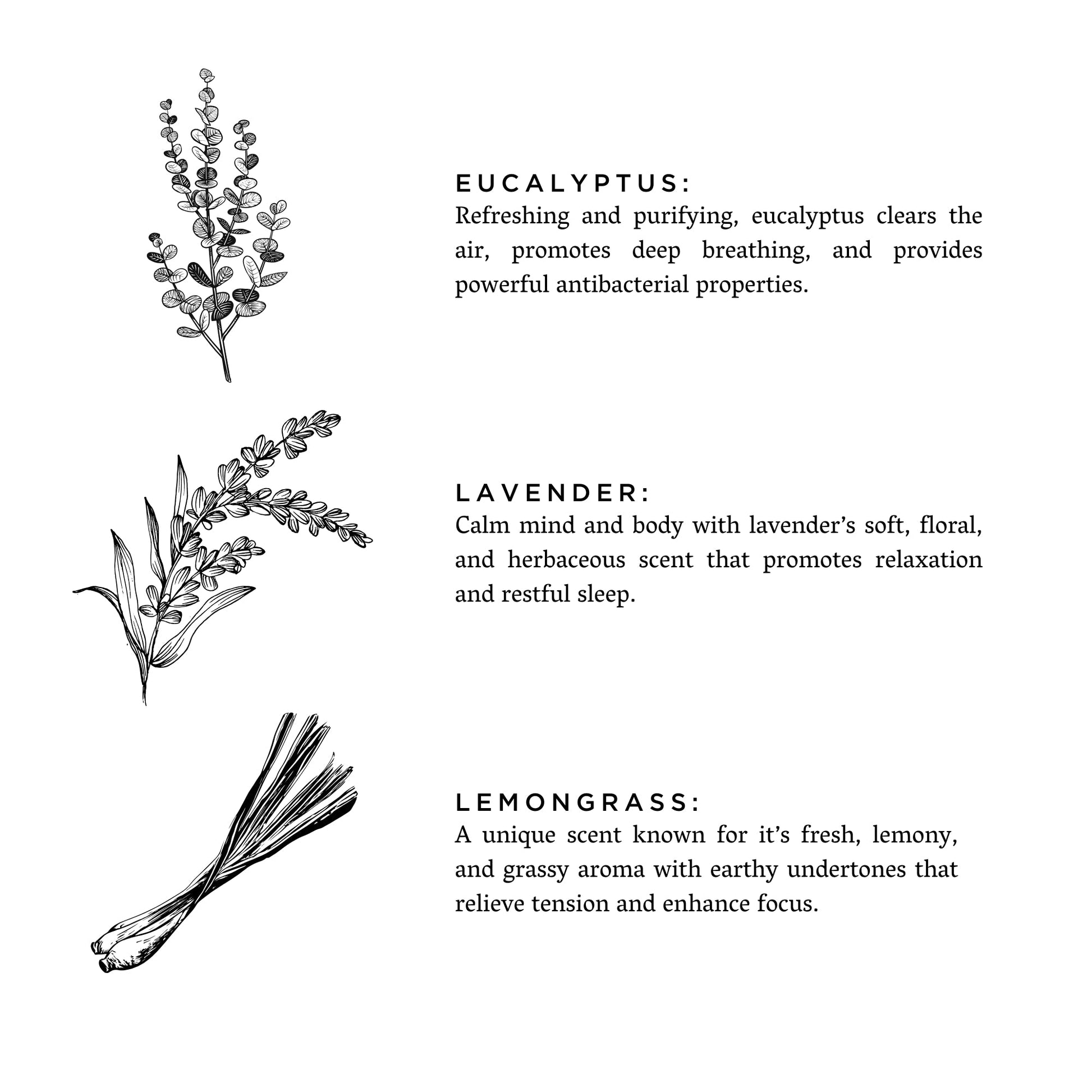 Linen Spray Eucalyptus Lavender Lemongrass Travel Size