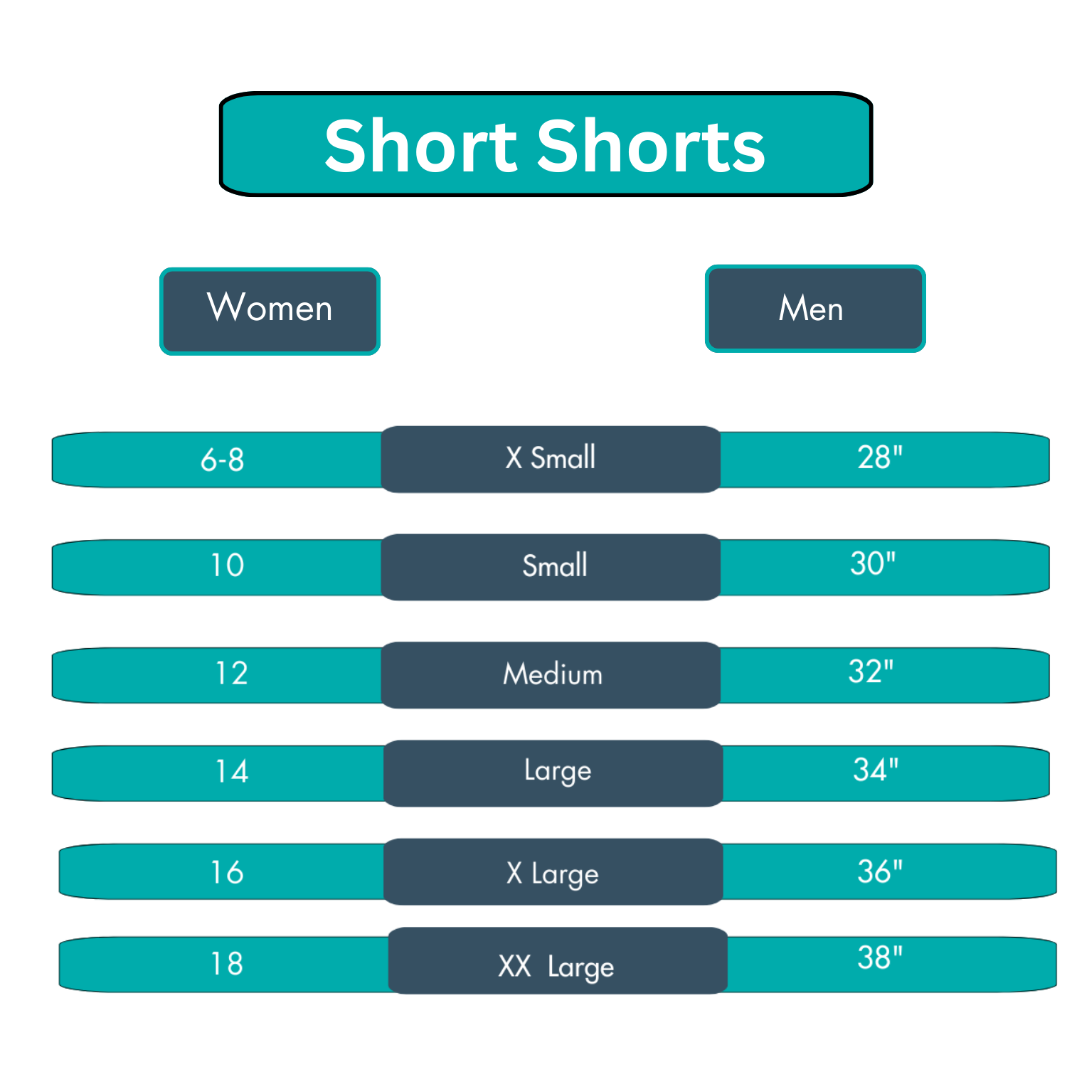 Blue Whale short shorts