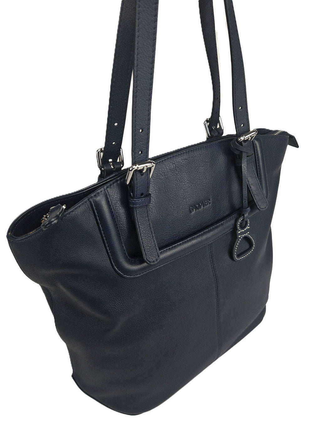 Sienna Zip Top Tote Shopper Bag for Women Handmade Leather
