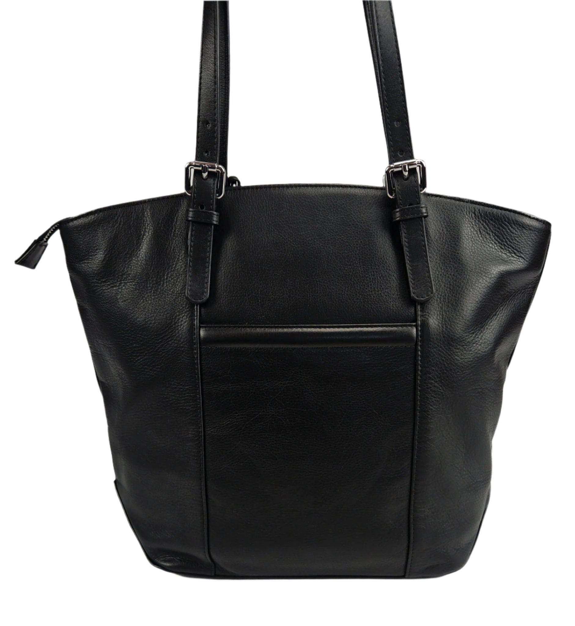 Sienna Zip Top Tote Shopper Bag for Women Handmade Leather
