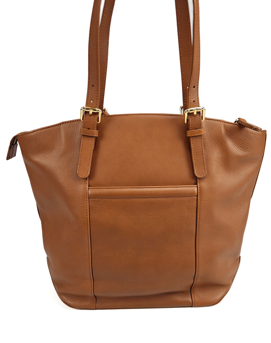 Sienna Zip Top Tote Shopper Bag for Women Handmade Leather
