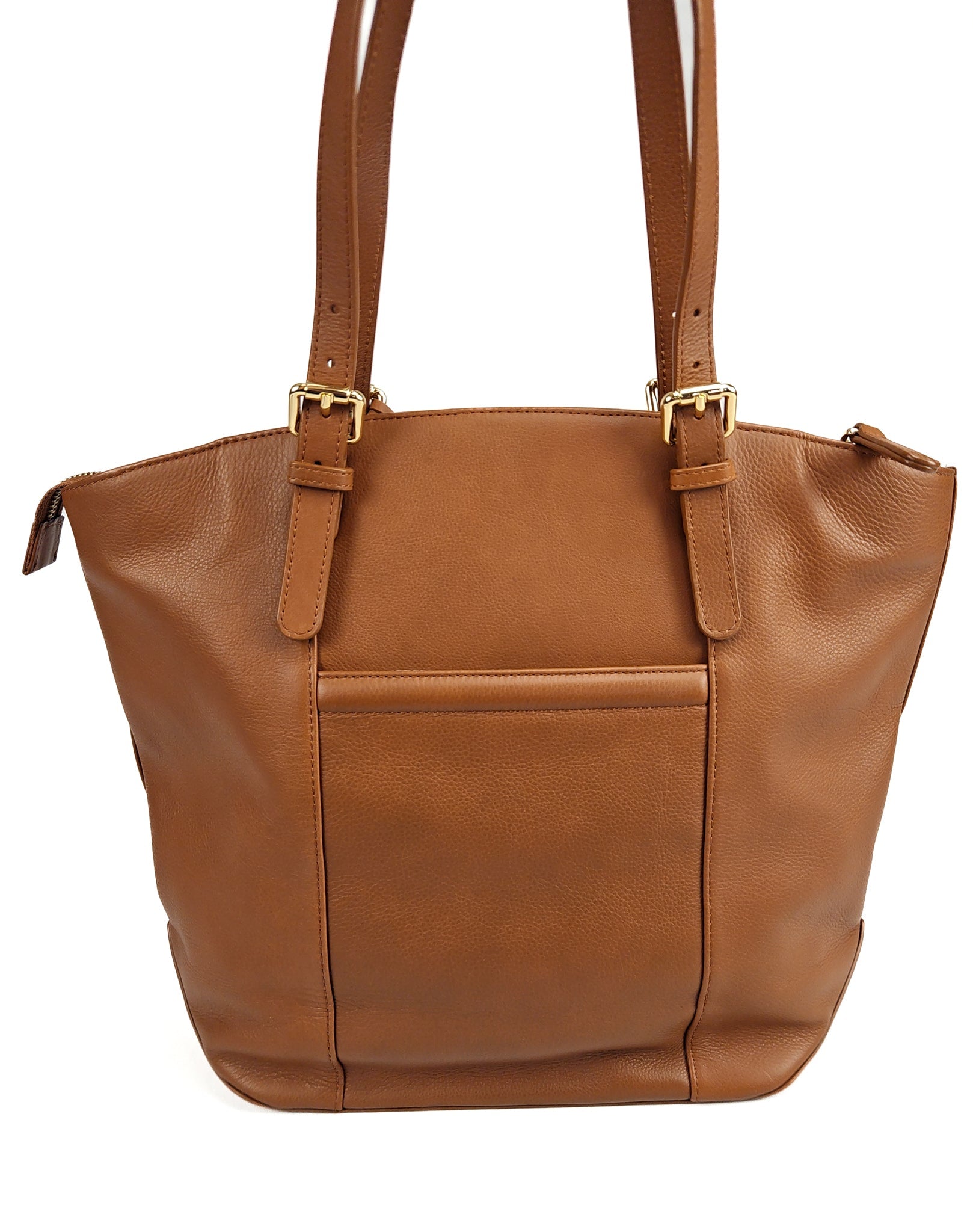 Sienna Zip Top Tote Shopper Bag for Women Handmade Leather