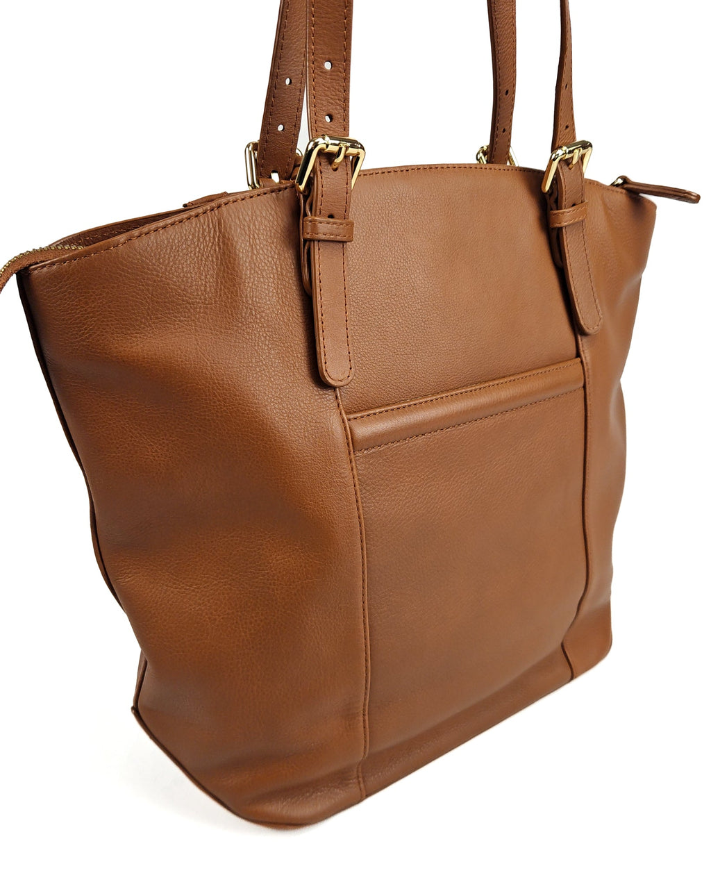 Sienna Zip Top Tote Shopper Bag for Women Handmade Leather