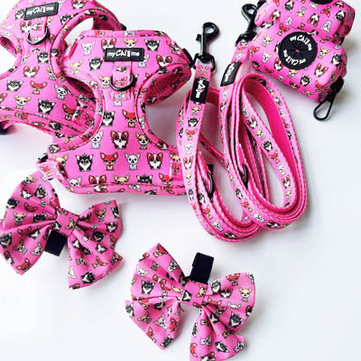 Signature Pink Sailor Bow for Chihuahuas and Small Dogs