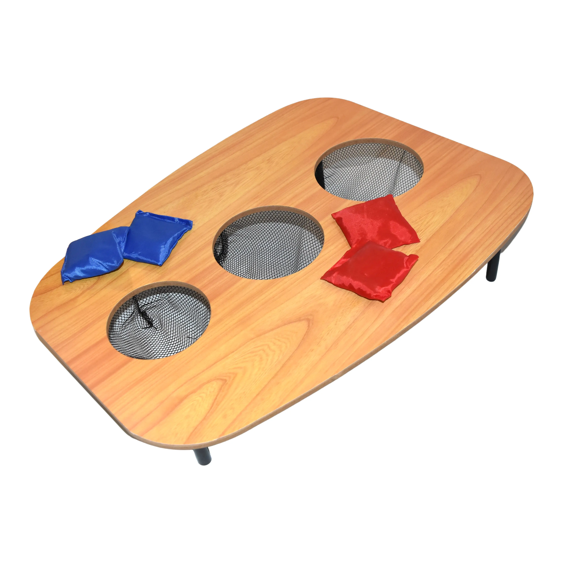 Single Deck Cornhole Game - Bean Bag Toss Game for Kids and Adults