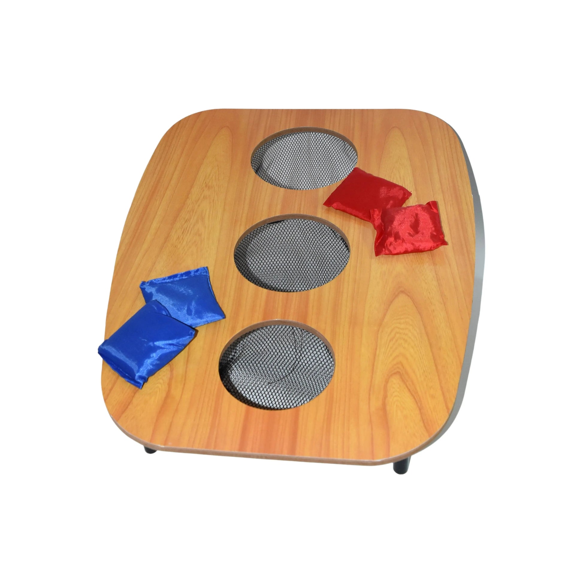Single Deck Cornhole Game - Bean Bag Toss Game for Kids and Adults