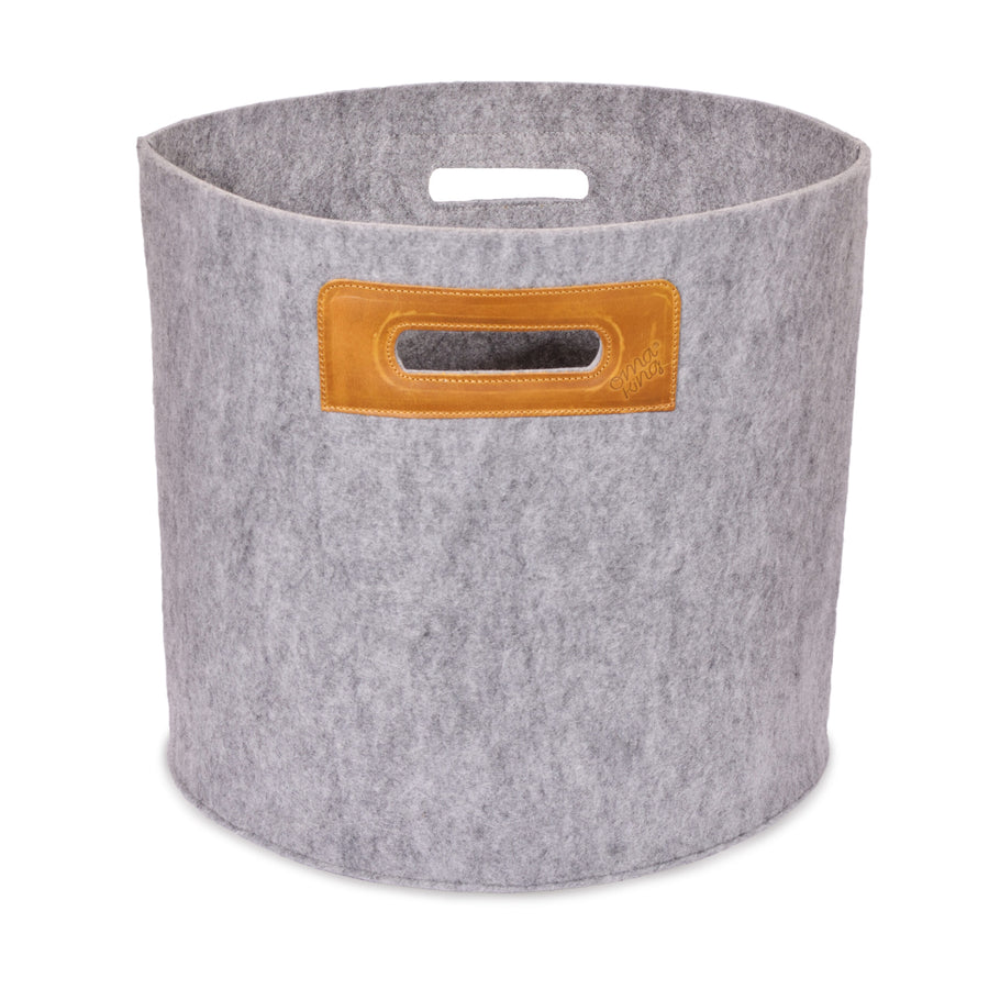 Handmade Felt Decor Basket - Eco-Friendly & Stylish Storage by Omaking at brixbailey.com