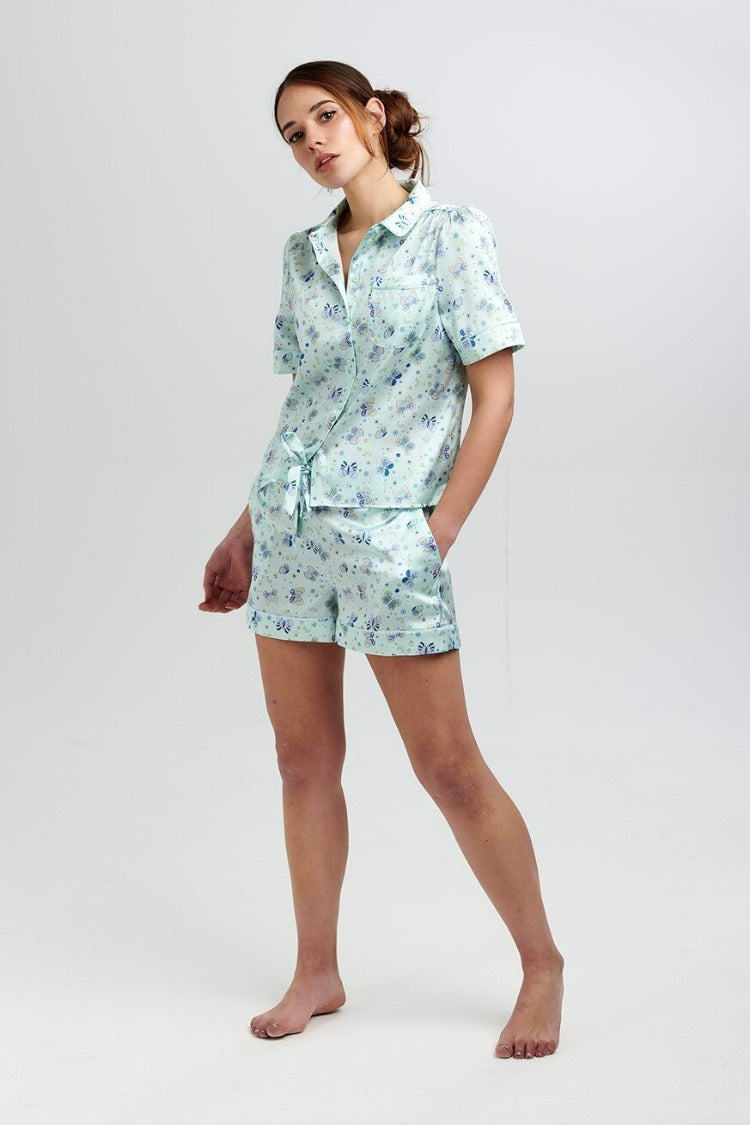 Rosie Glacier Butterfly Silk Short
