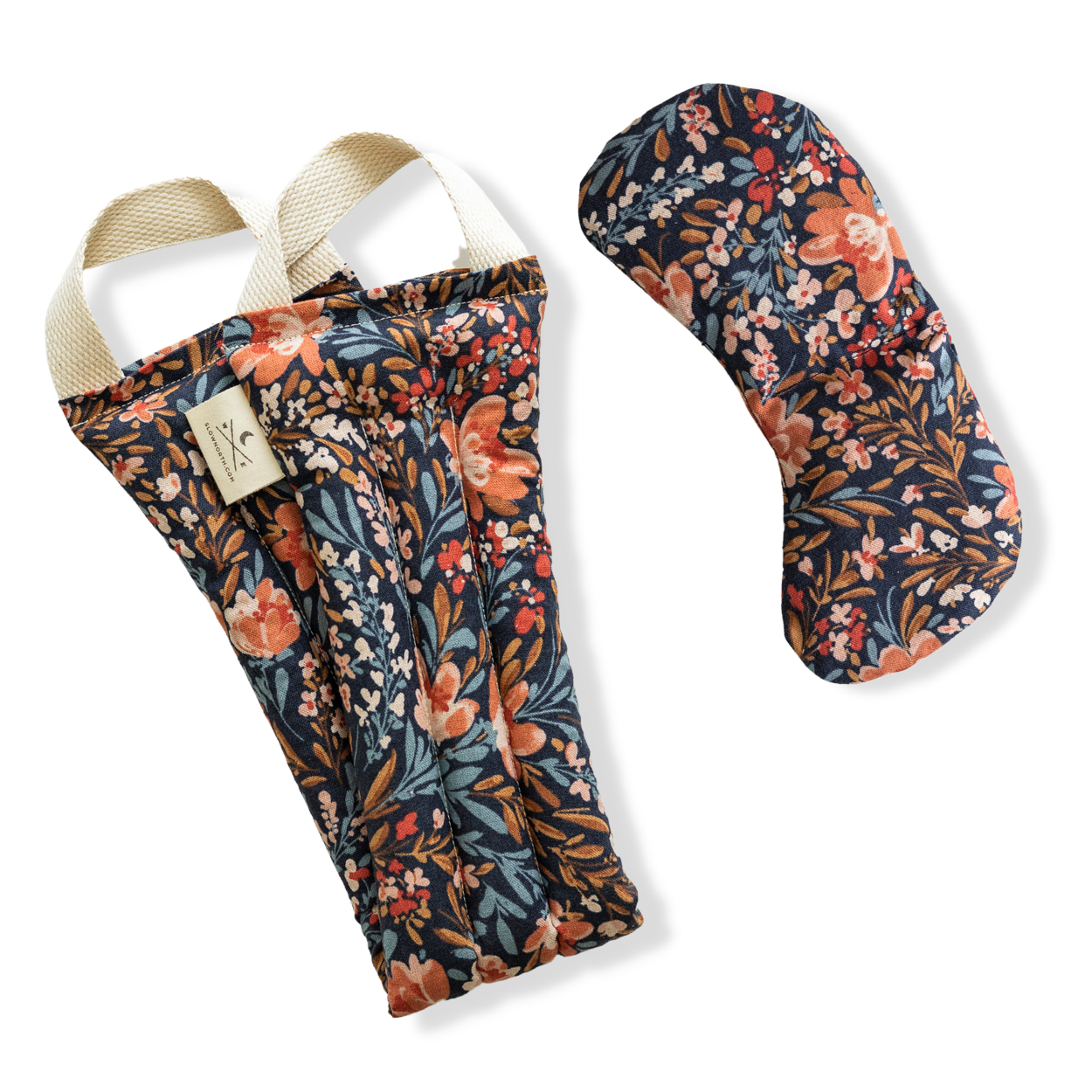 Eye Mask and Neck Wrap Bundle in Pom Blossom