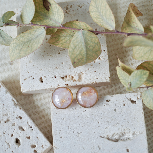 Celestia Small Bezel Stud