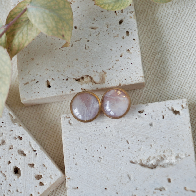 Celestia Small Bezel Stud