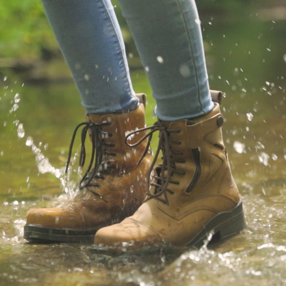 Kentucky Storm Waterproof Jodhpur Boots in Mocha