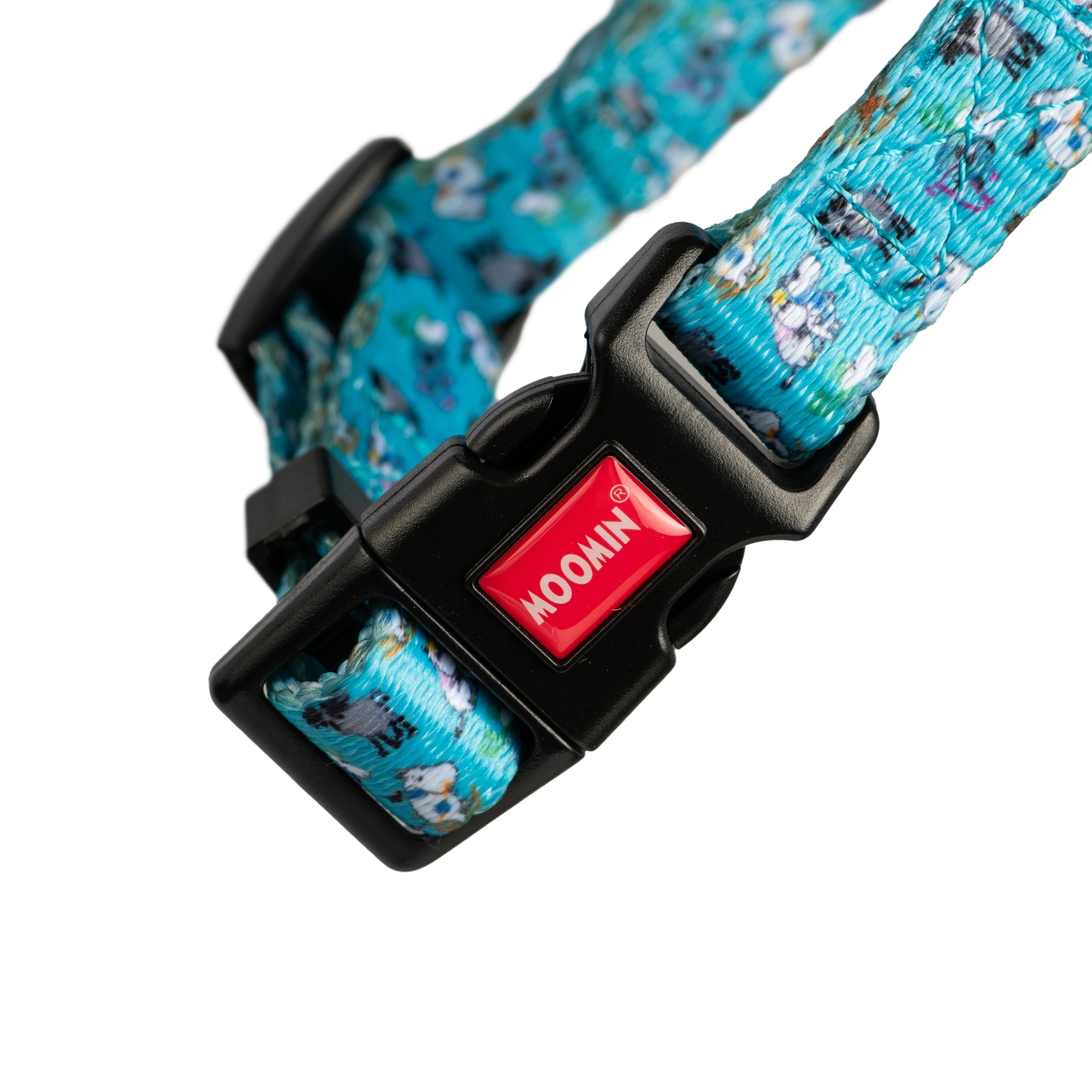 Moomins Blue Holiday Dogs Padded Collar by Soho Poms