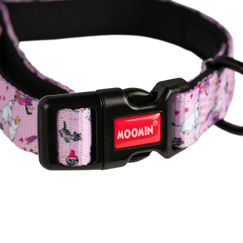 Moomins Pink Champagne Dogs Padded Collar by Soho Poms