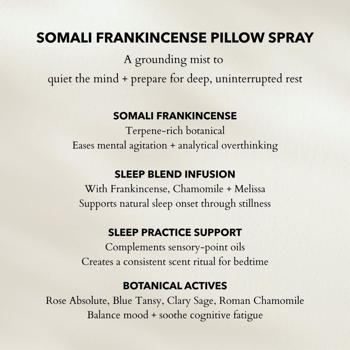Frankincense Pillow Spray for Deep Sleep