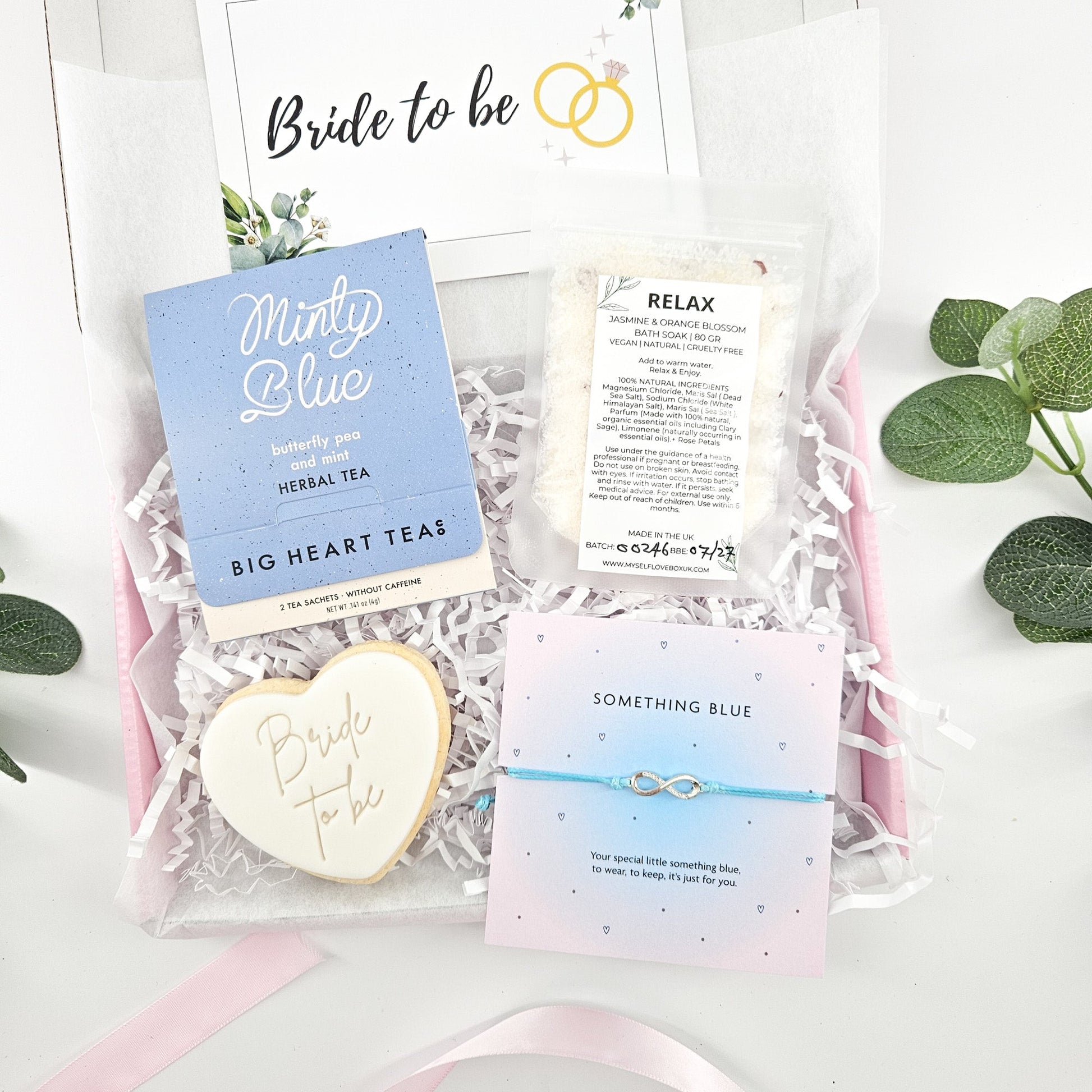 Something Blue Bride to Be Mini Letterbox Gift
