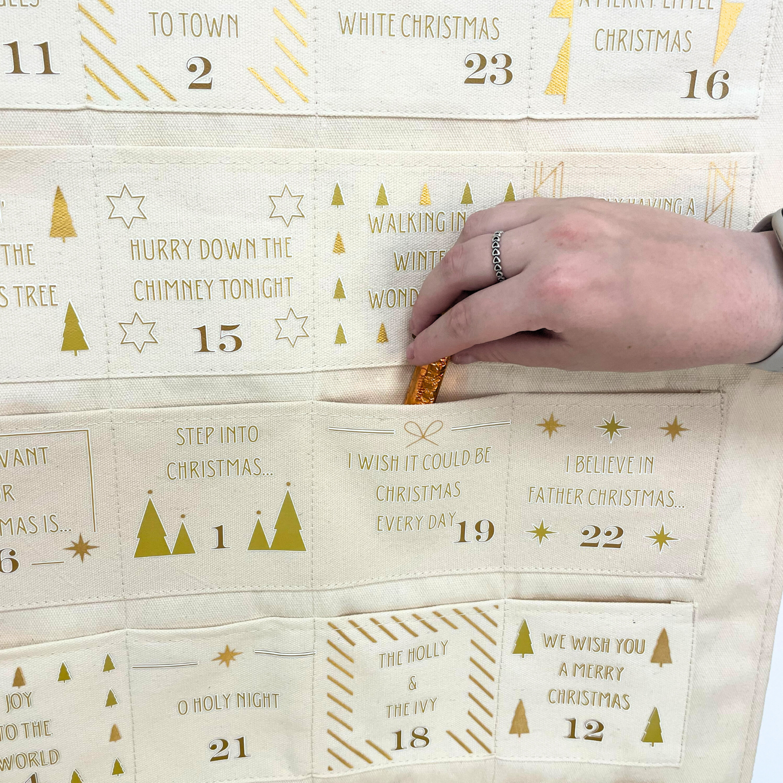 Personalised Christmas Hits Advent Calendar