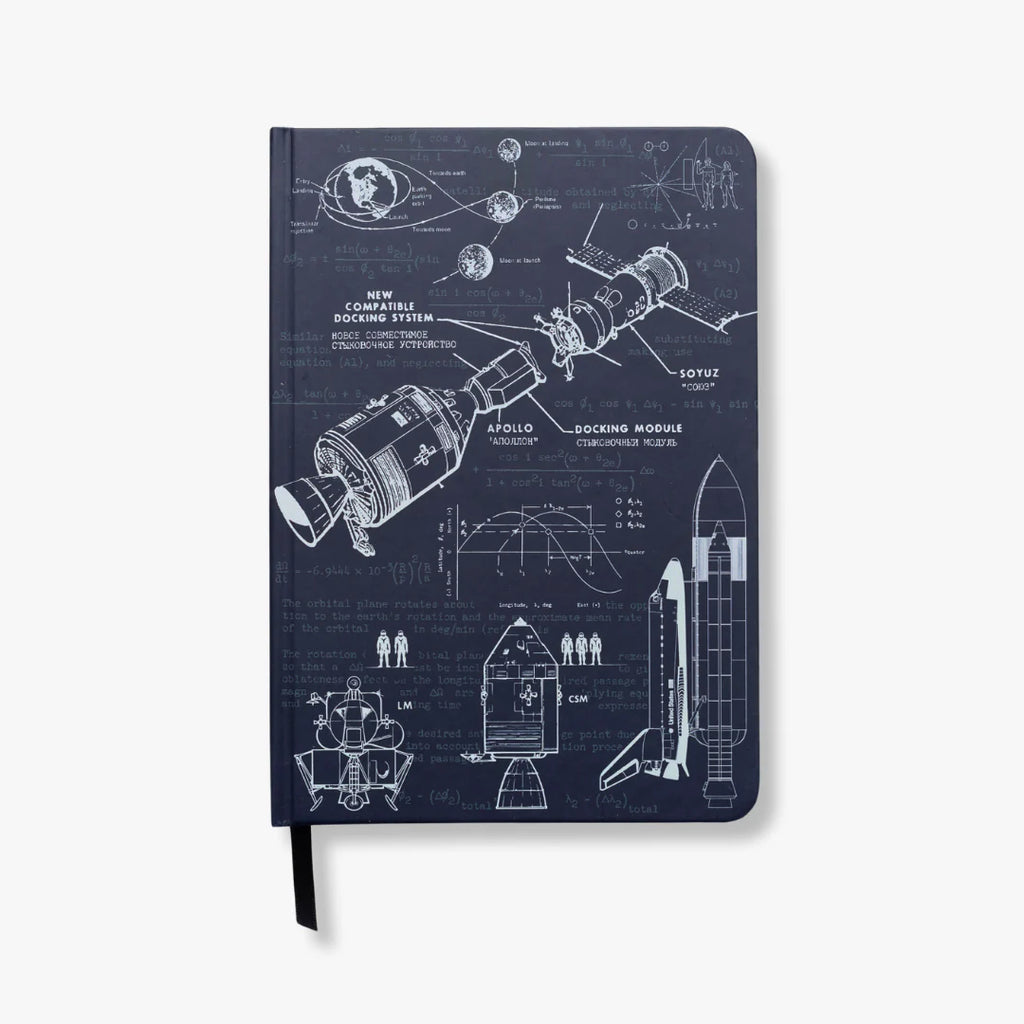 Space Exploration A5 Hardcover Notebook