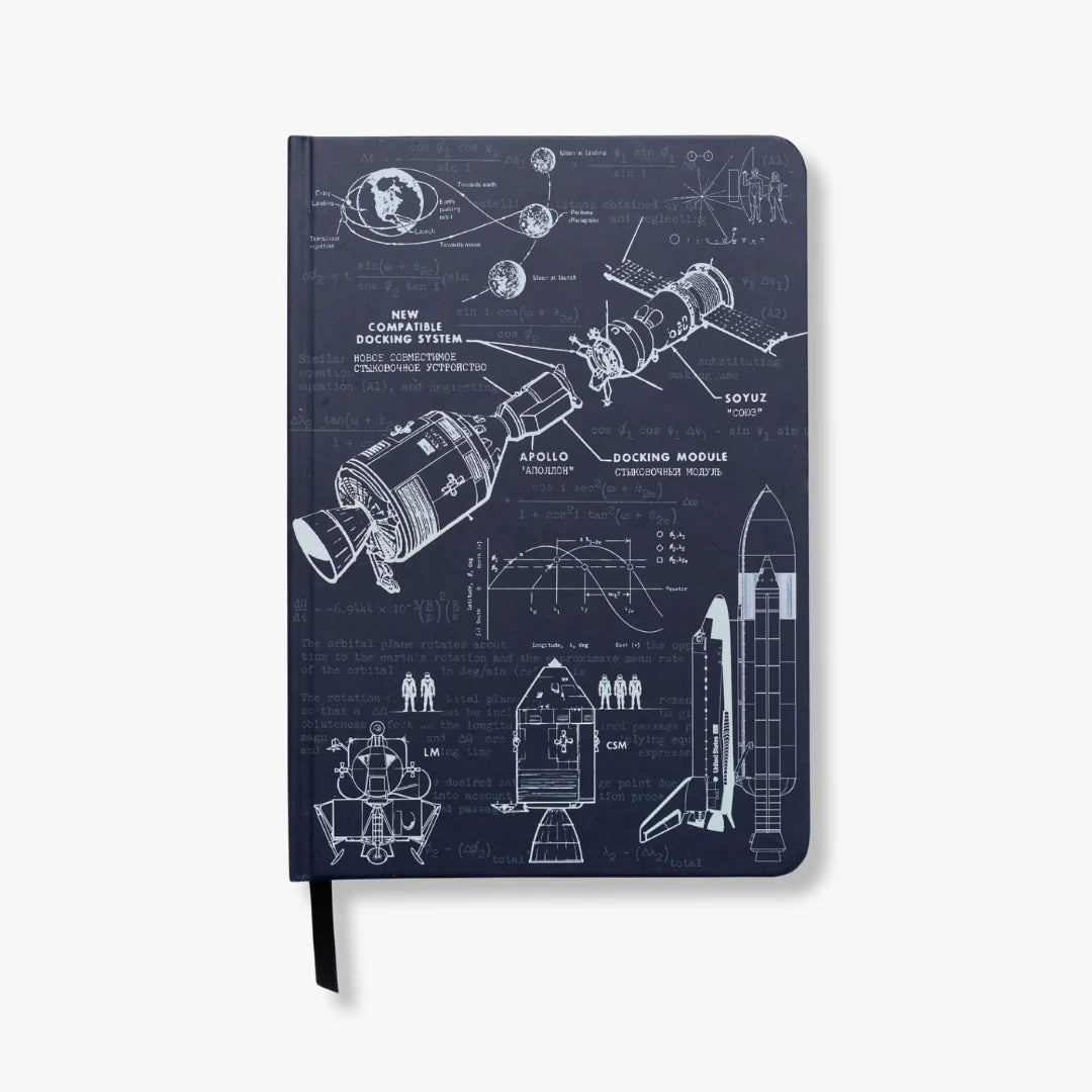 Space Exploration A5 Hardcover Notebook