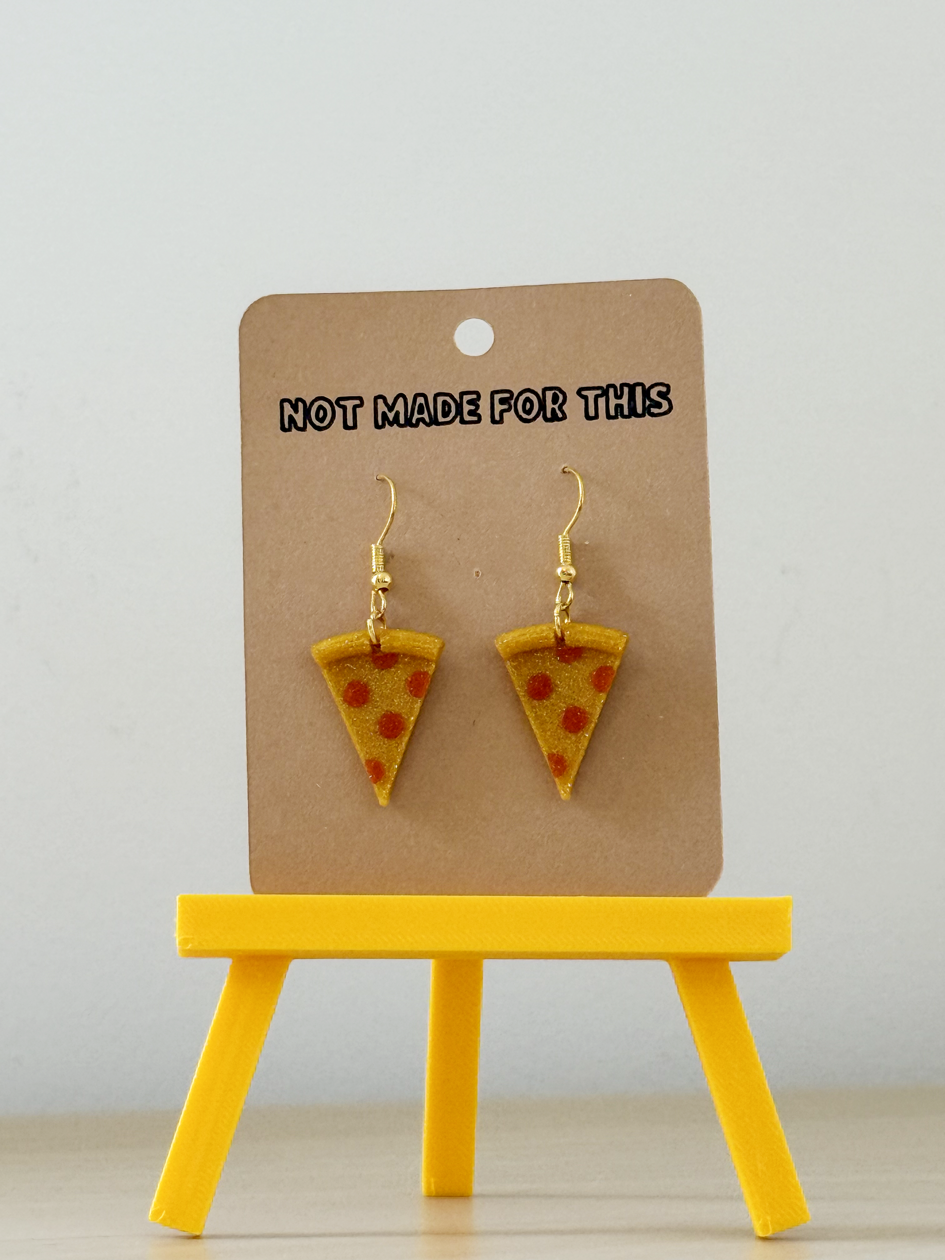 Sparkle Pizza Earrings