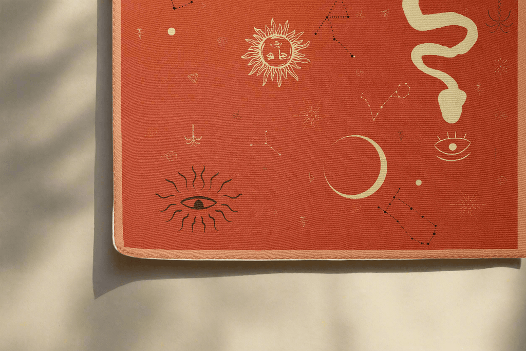 Cosmic Silk Beach Wrap Scarf in Mystic